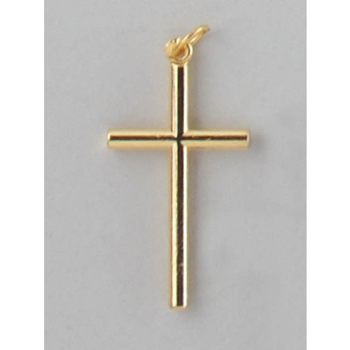 Crosses & Crucifixes - Cross 40mm - Gold Plate
