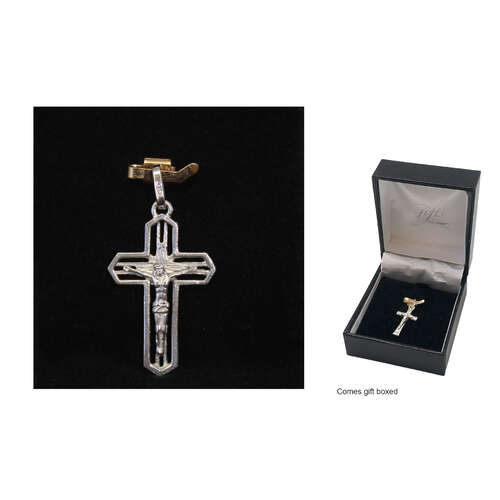 Crosses & Crucifixes - Crucifix - 20mm - Sterling Silver