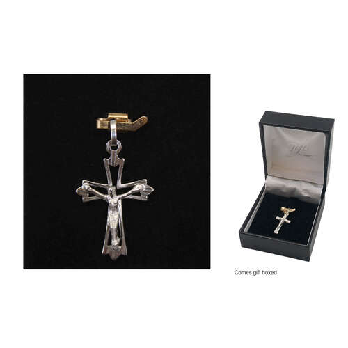 Crosses & Crucifixes - Crucifix - 25mm x 15mm - Sterling Silver