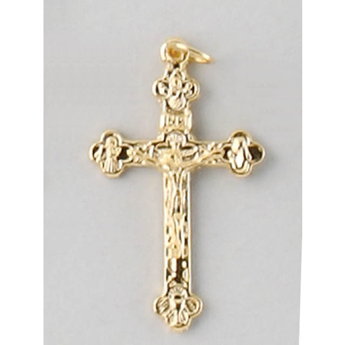 Crosses & Crucifixes - Crucifix (Small) 37mm - Gold Plate