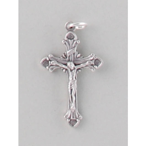 Crosses & Crucifixes - Crucifix 24mm - Silver Oxide