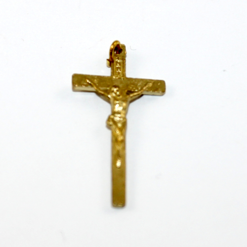 Crosses & Crucifixes - Crucifix 30mm - Antique Gold