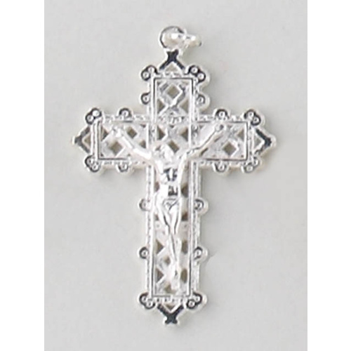 Crosses & Crucifixes - Crucifix 40mm - Silver Oxide
