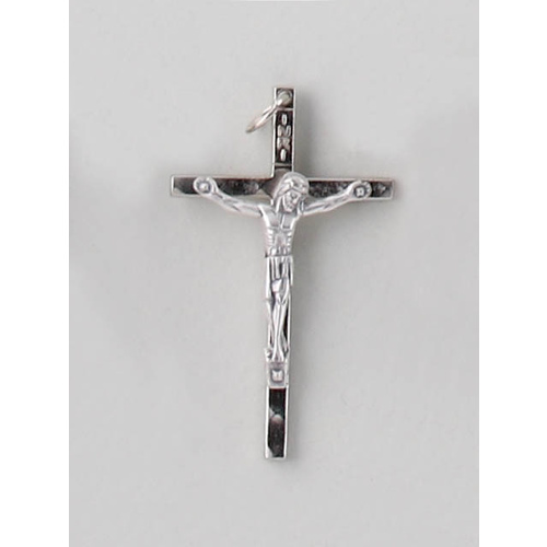 Crosses & Crucifixes - Crucifix 48mm - Silver Oxide
