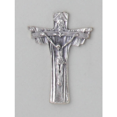Crosses & Crucifixes - Trinity 55mm Cross - Silver Oxide