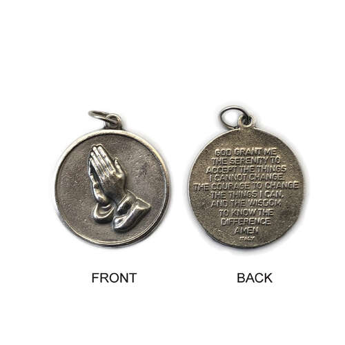 Holy Medal - Serenity Prayer - 25mm