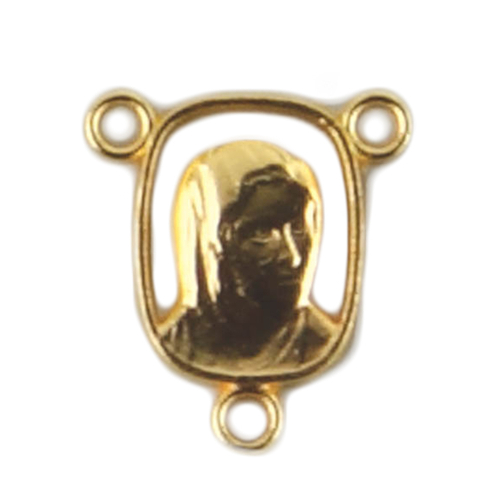 Rosary Centre - SHJ 14mm Rosary Centre - Gold Plate