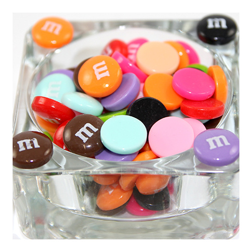 14mm M & M Resin Cabochon - Mixed Colour - Discontinued