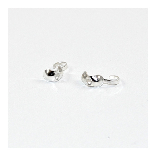 3mm Calotte Crimp - Silver