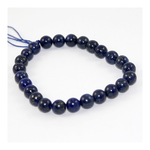 8mm Lapis Lazuli Bead Strand - Blue
