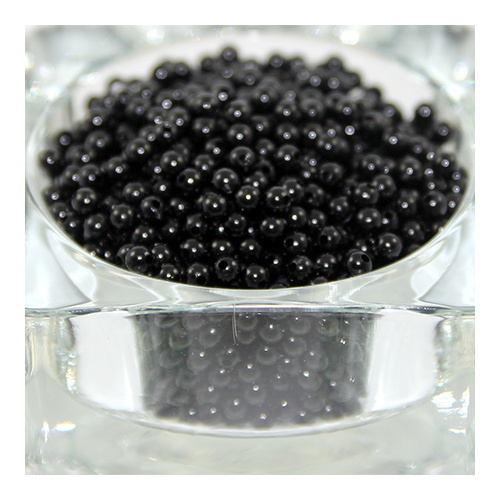 4mm Opaque Acrylic Round Bead - Black - 200 Piece Bag