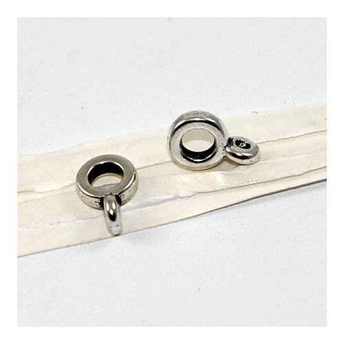 6.5mm x 2mm Hanger - Antique Silver