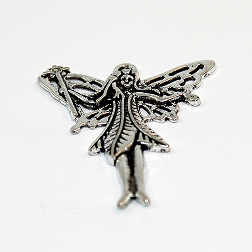 Mixed Fairy Pendants - Large - Antique Silver - pack of 2