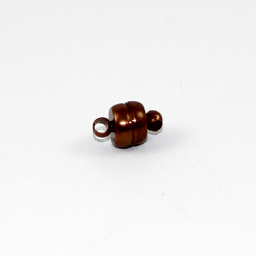 7mm Oval Magnet - Antique Copper