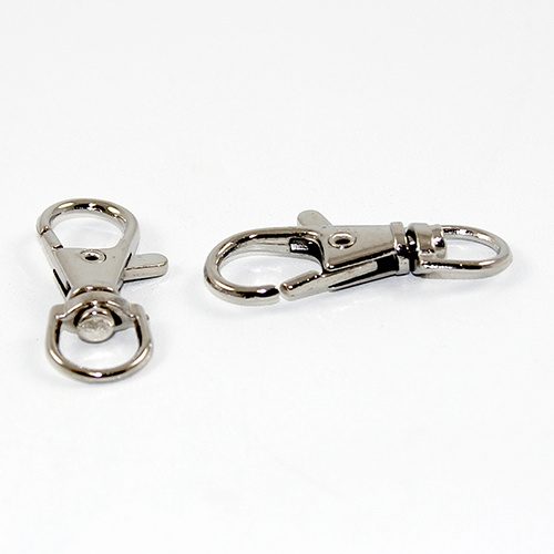 Lobster Keyring with Swivel - Platinum