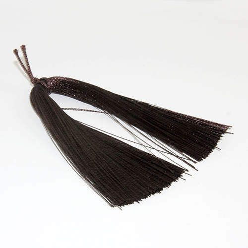 85mm Nylon Tassel - Brown