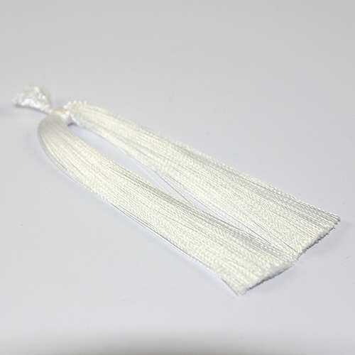 85mm Nylon Tassel - White
