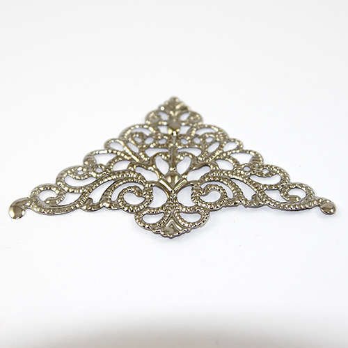 Triangle Filigree - Platinum - 4 Piece Pack