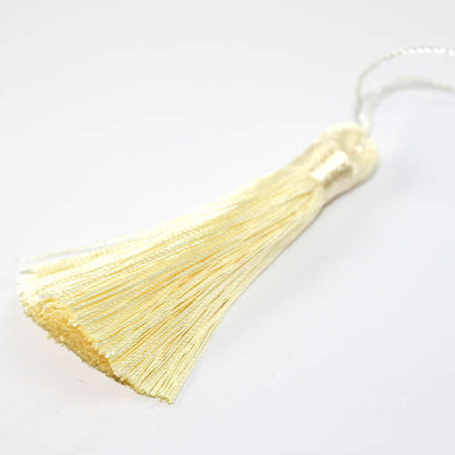 80mm Tassel - Cream