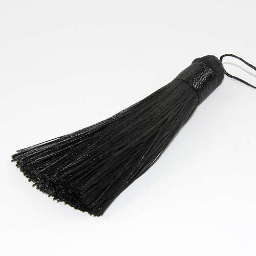 80mm Tassel - Black
