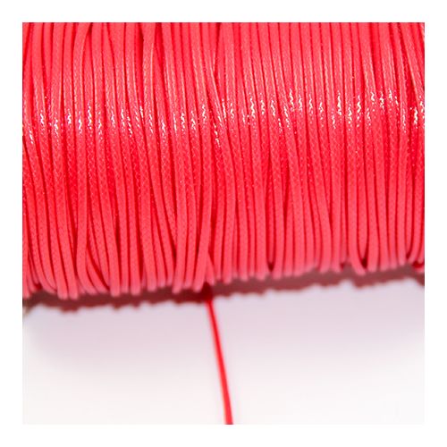1.5mm Red Waxed Cotton
