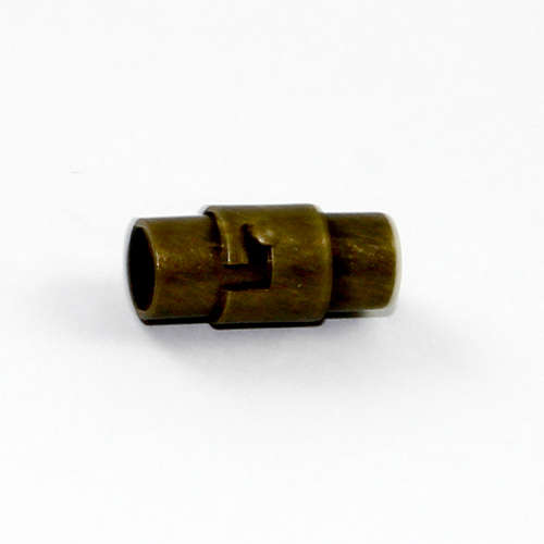 15.5mm x 7mm Magnetic Screw Clasp - Antique Bronze
