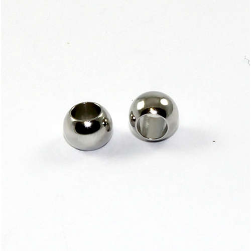 7mm x 4mm Rondelle Bead - Large Hole - Antique Silver