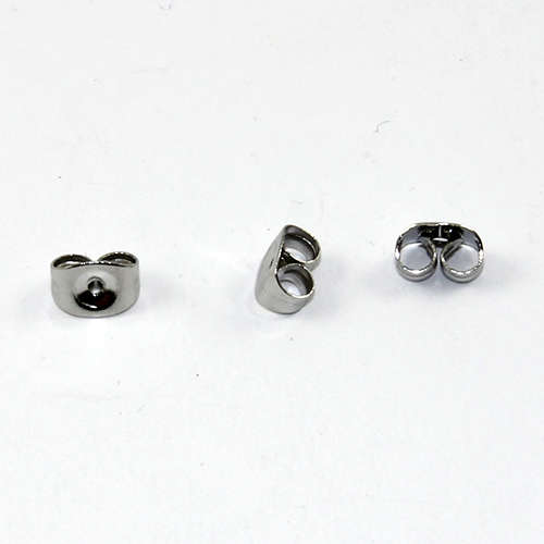 Stud Earring Back - Butterfly - Pair - 304 Stainless Steel