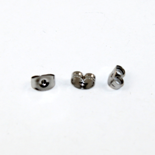 Sterling Silver 925 Ear Nuts Stopper 6mm Disc Earring Backs - China Earrings  Backs and Earring Back Stoppers price