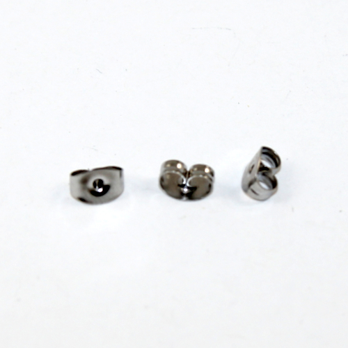 Stud Earring Back - Butterfly - Pair - 316 Surgical Steel Steel