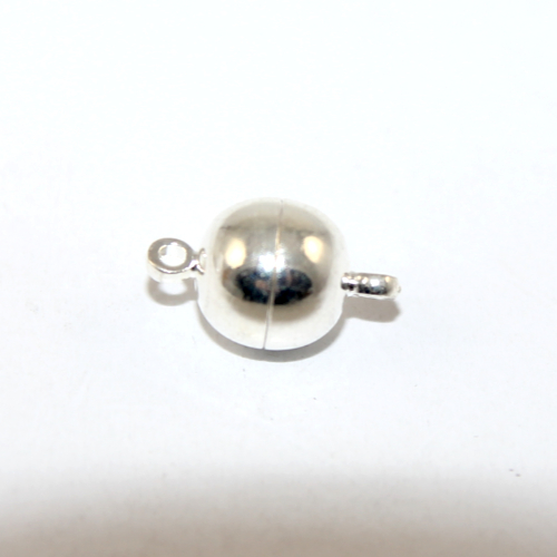 10mm Plain Round Single Strand Magnet - Silver