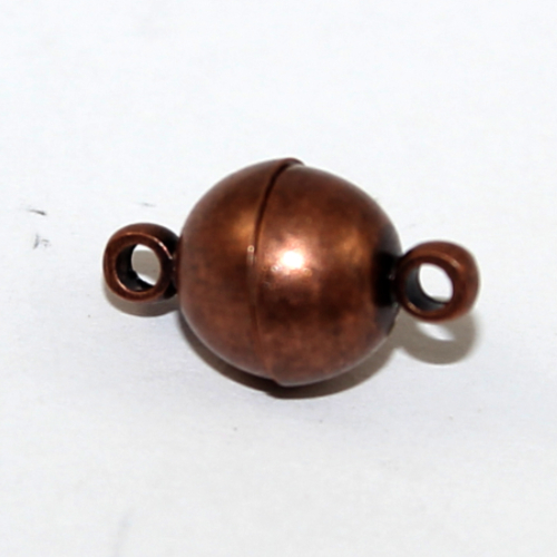 10mm Plain Round Single Strand Magnet - Antique Copper