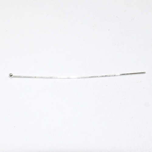 50mm Ball Head Pin - Silver - 20 Pieces