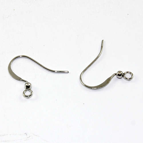 925 Sterling Silver French Wire Earring Hooks Fish Hook Earrings Sterling  Silver Earwires 925 Sterling Silver Ear Hooks Earrings(10pairs, Silver)