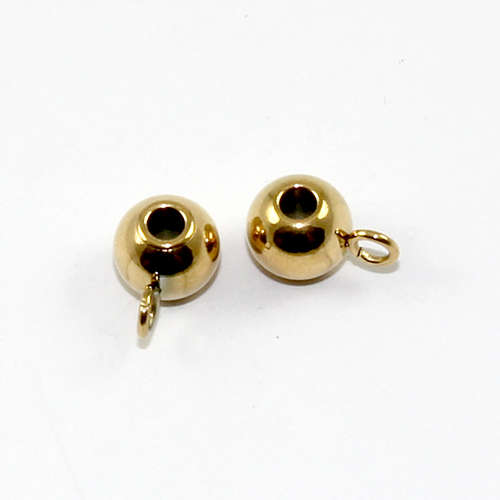 5mm x 9mm Ball Hanger - Gold