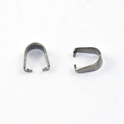 7mm Pinch Bail - Stainless Steel