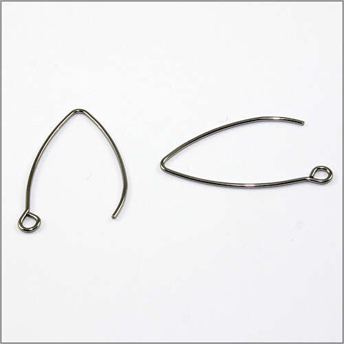 30mm Drop Hook Earring - Pair - 304 Stainless Steel
