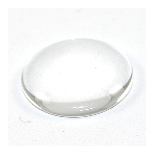 20mm Transparent Half Round Glass Cabochon - Clear