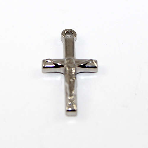 22mm x 11mm Crucifix - Stainless Steel