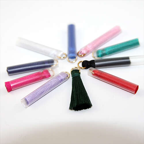 36mm Rayon Tassel with a Gold Jump Ring - Mixed Colours - 10 Piece Bag