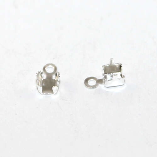 2mm Cupchain Connector - Silver
