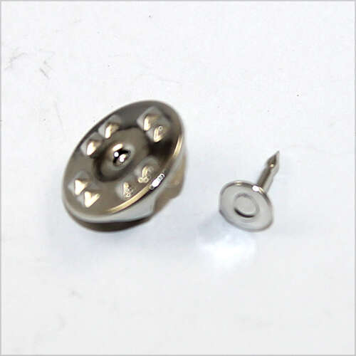 Badge / Tie / Brooch / Lapel Pin - Set - Antique Silver
