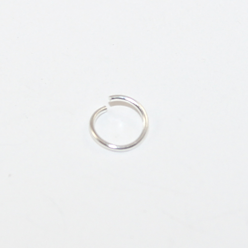 6mm x 0.7mm Sterling Silver Open Jump Ring