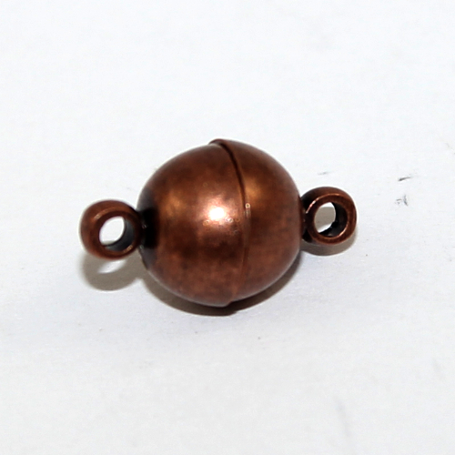 8mm Plain Round Single Strand Magnet - Antique Copper