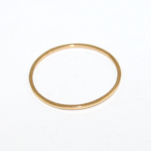 19.5mm Round Linking Ring - 304 Stainless Steel - Gold Plated