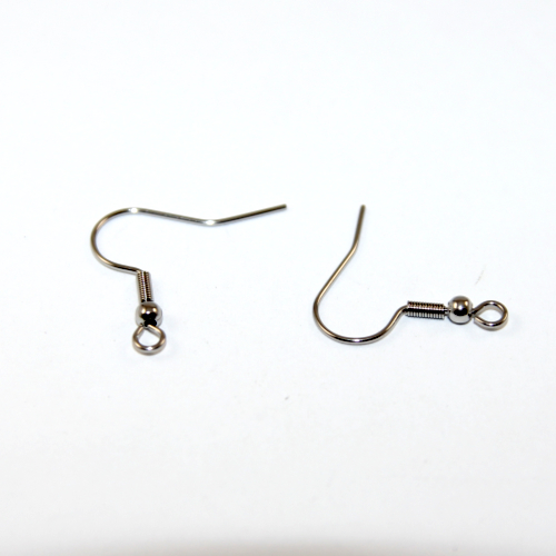 Sterling Silver 925 French Ear Wire 26mm, 21 Gauge (0.7mm), Ear hooks