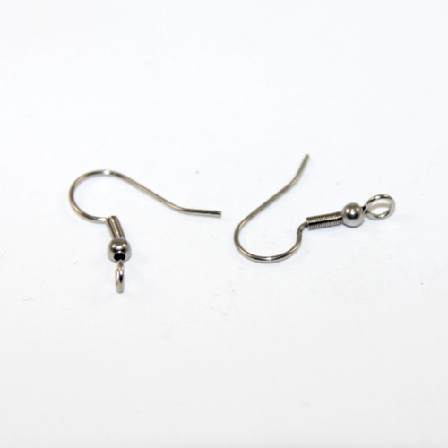 TierraCast French Hook Ear Wire Sterling Silver large loop with