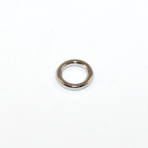 7mm Soldered Alloy Ring - Platinum