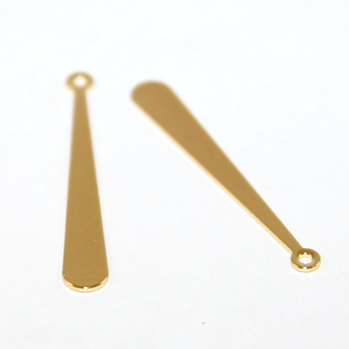 30mm Brass Drop - Gold