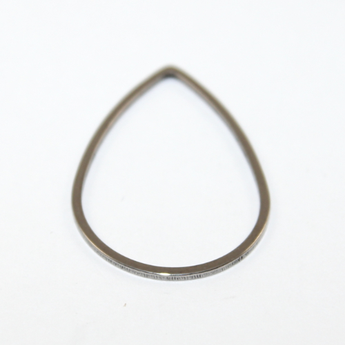 32mm x 22mm Teardrop Linking Ring - 304 Stainless Steel